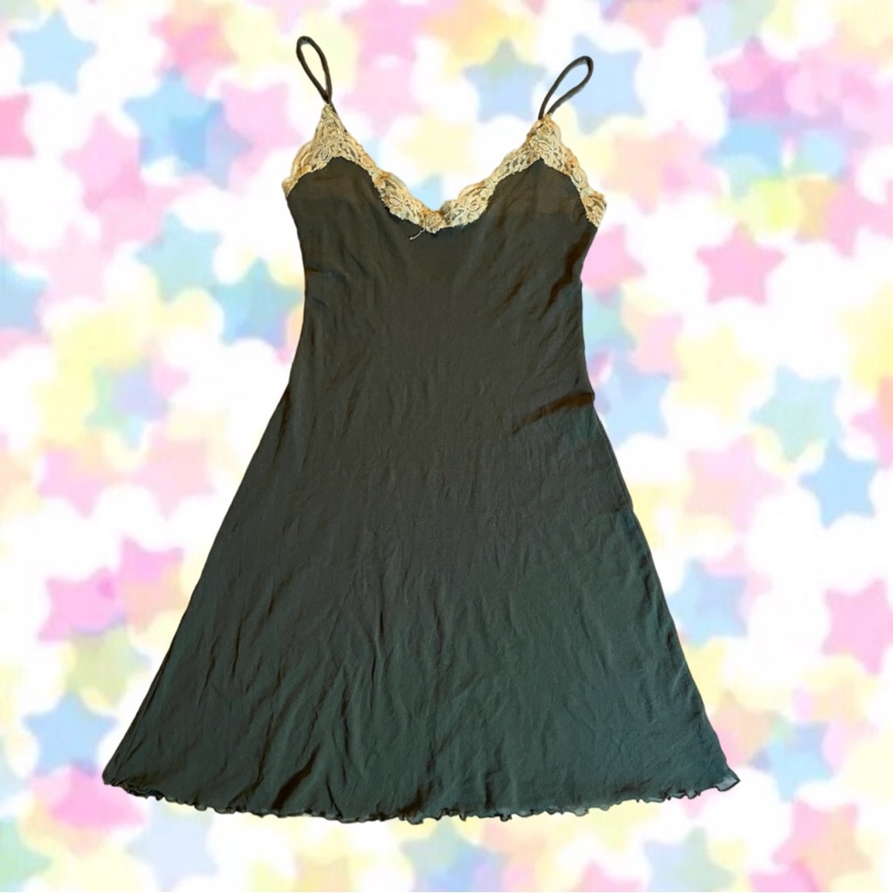 Y2K Mesh Slip Dress